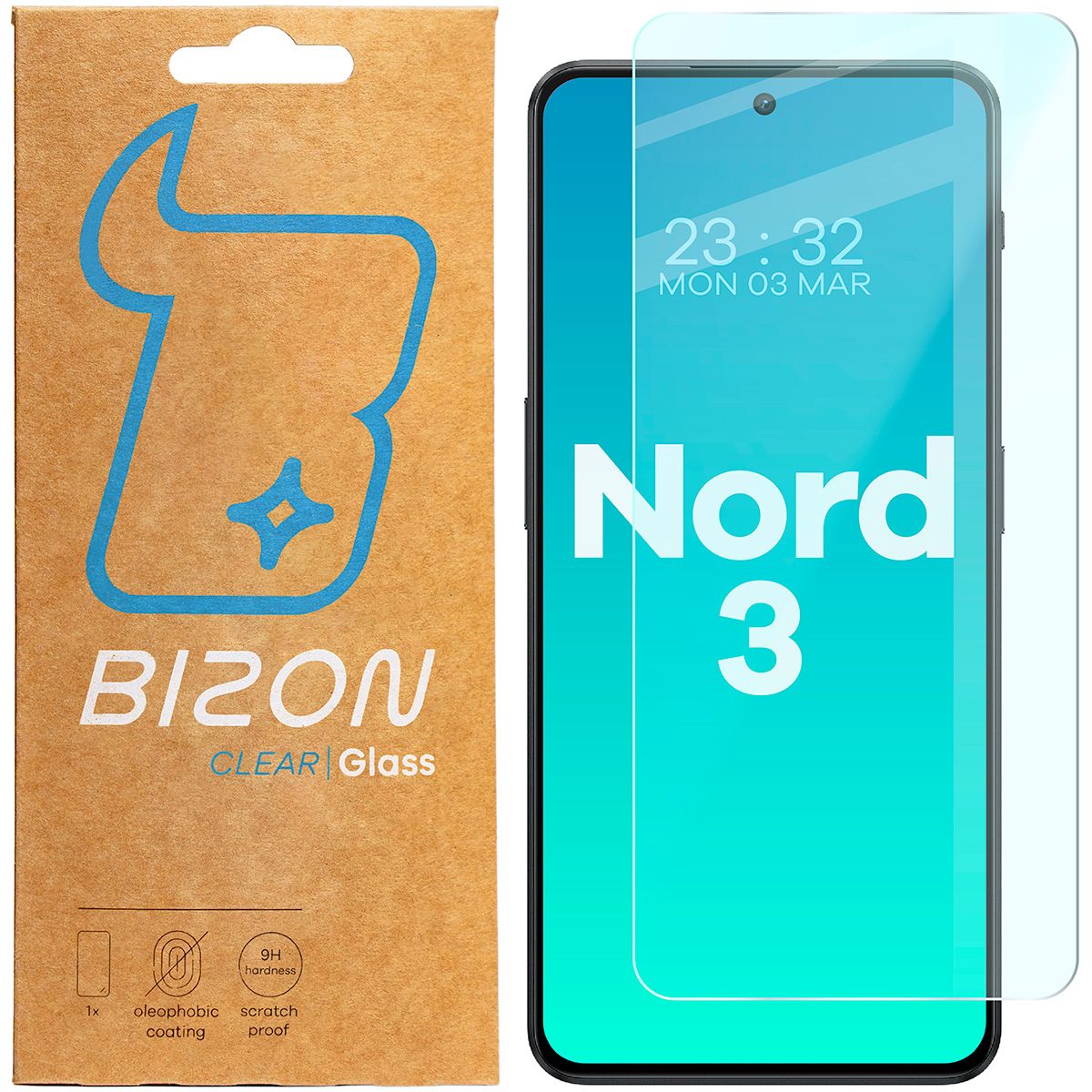 Szkło hartowane Bizon Glass Clear 2 do OnePlus Nord 3